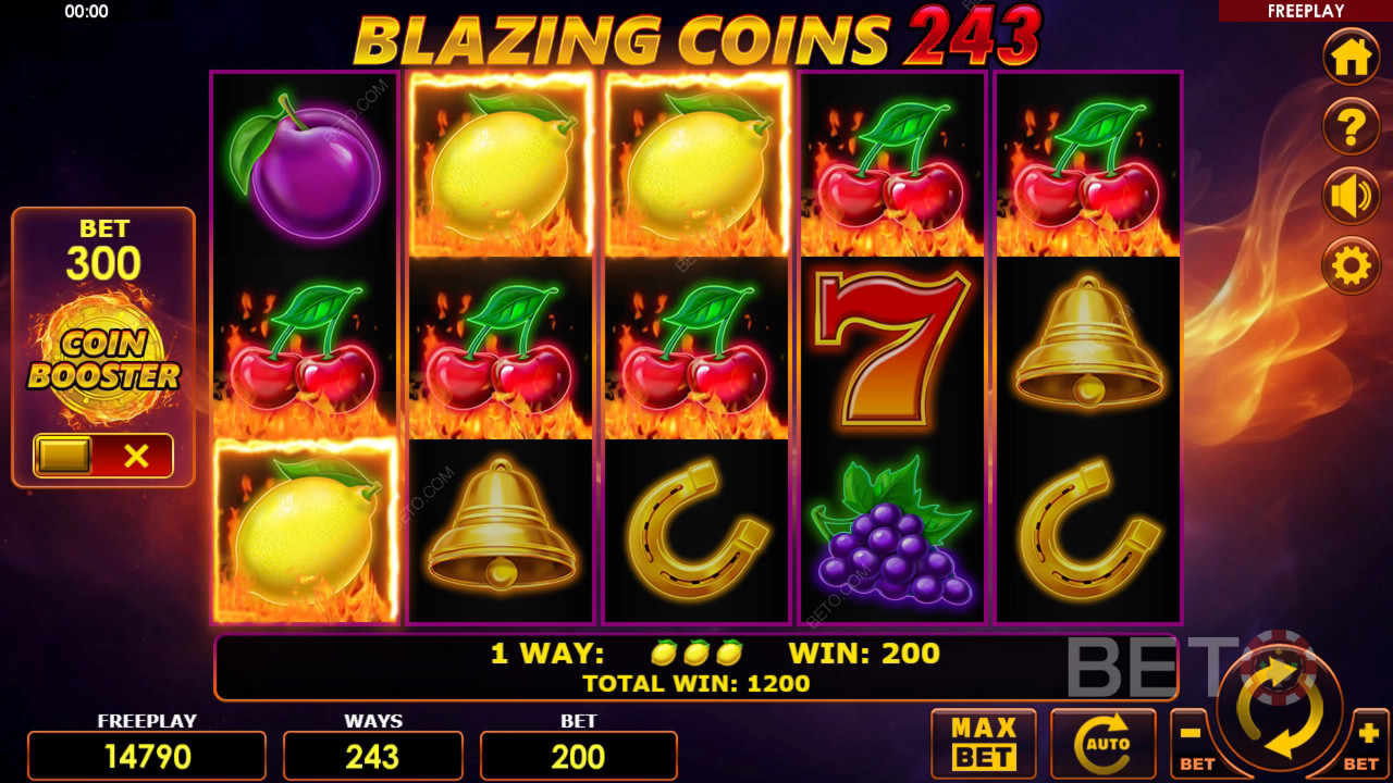 Ulasan Blazing Coins 243 oleh BETO Slots