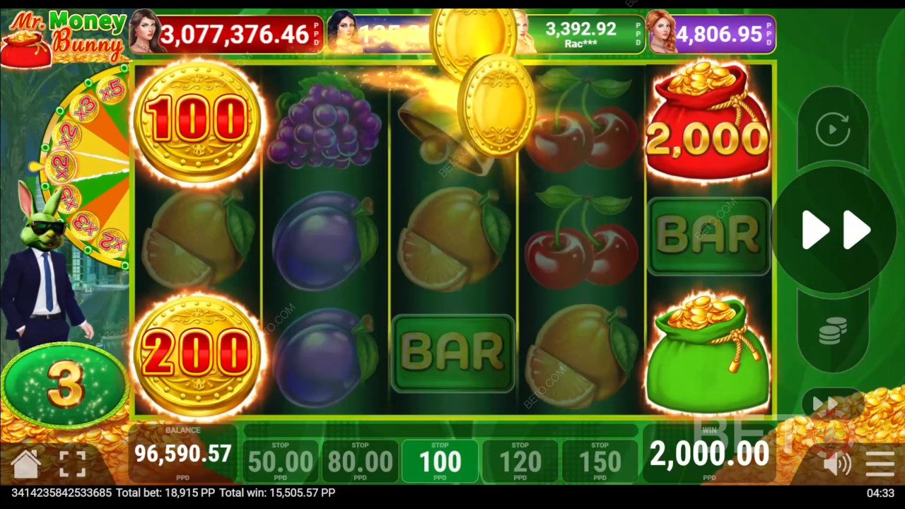 Menangkan 3,500x taruhan Anda di Slot Online Kelinci Uang!