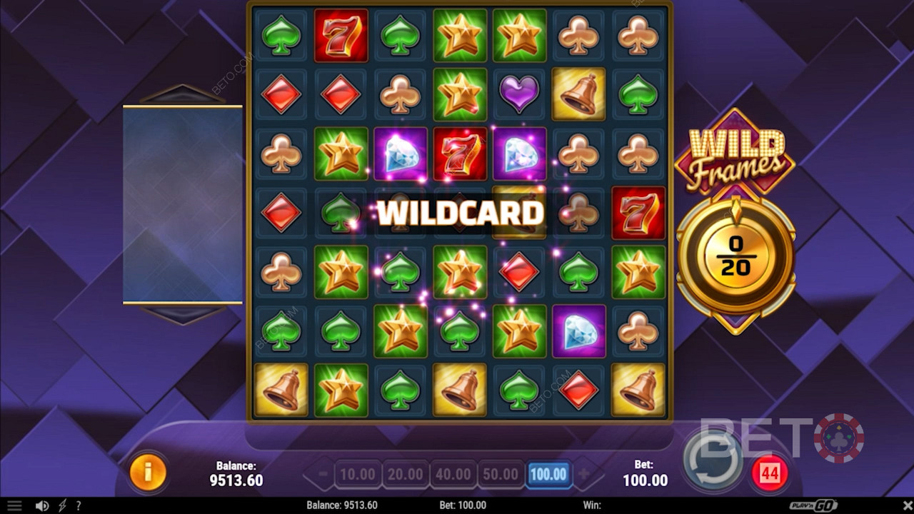 Bonus Wildcard di slot online Wild Frames