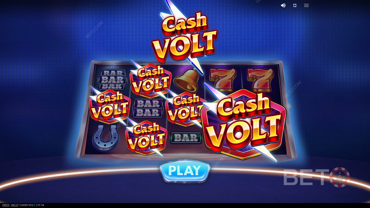 Slot Cash Volt menawarkan tingkat RTP 95,71% dan varians sedang