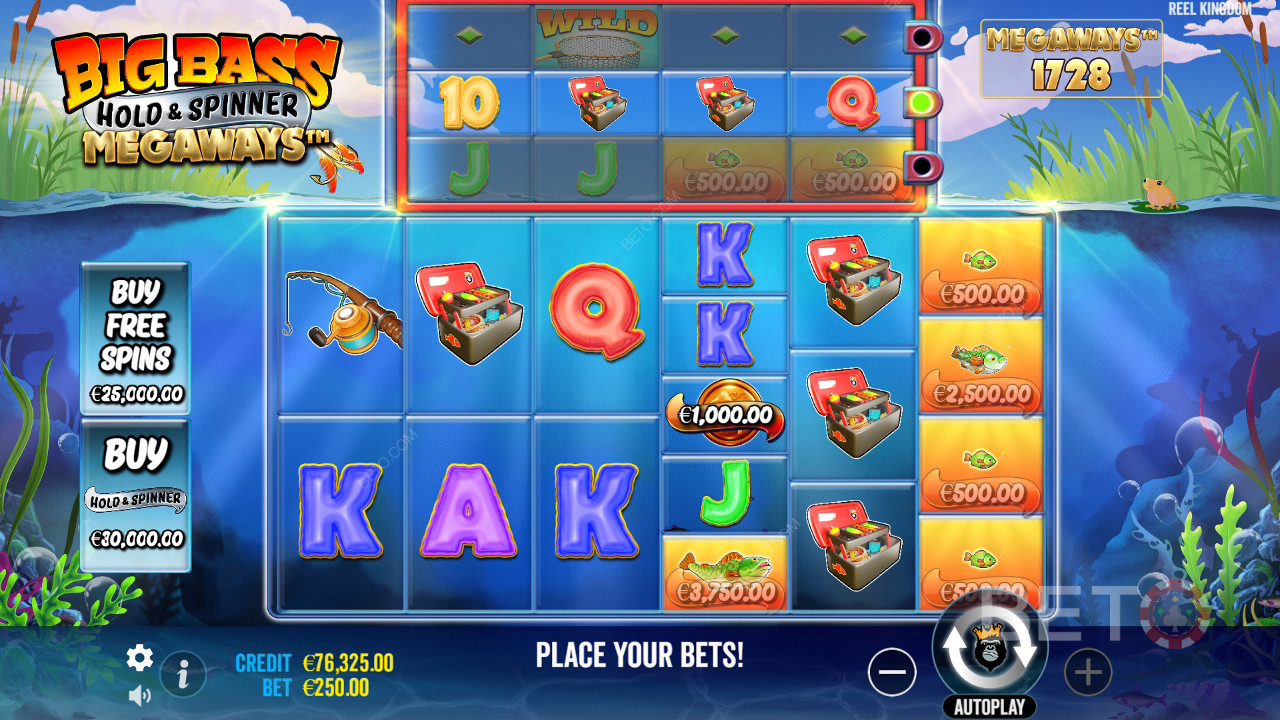 Fitur Bonus Dijelaskan di Big Bass Hold dan Spinner Megaways oleh Reel Kingdom