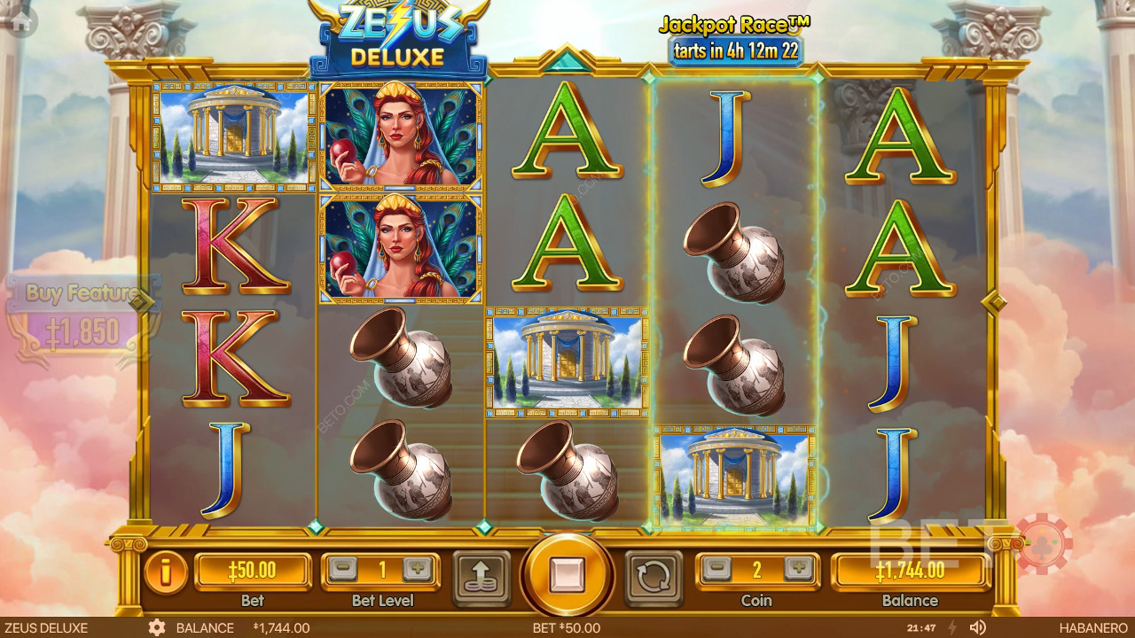 Ulasan Zeus Deluxe oleh BETO Slots