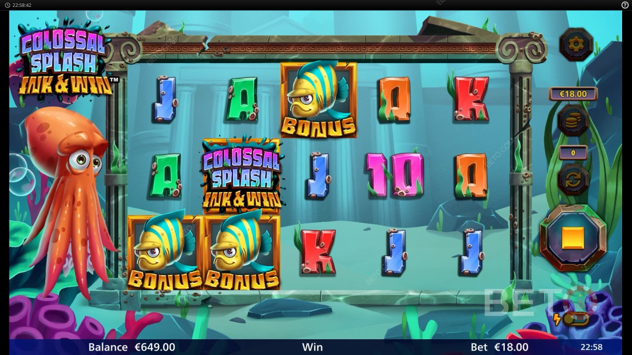 Colossal Splash Ink & Win Main Gratis