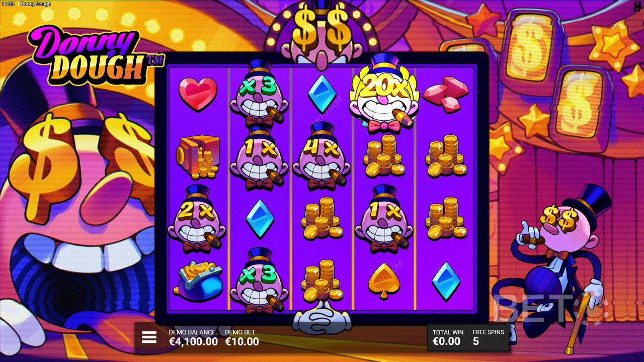 Ulasan Donny Dough oleh BETO Slots