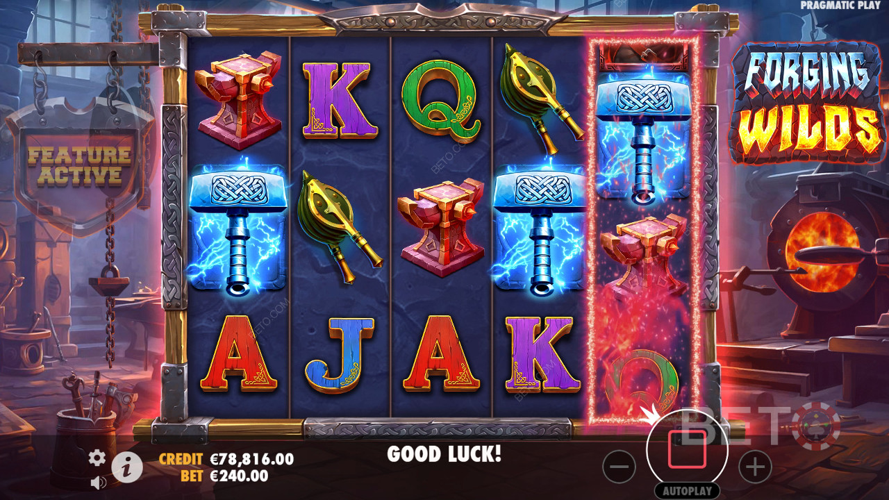 Ulasan Forging Wilds oleh BETO Slots