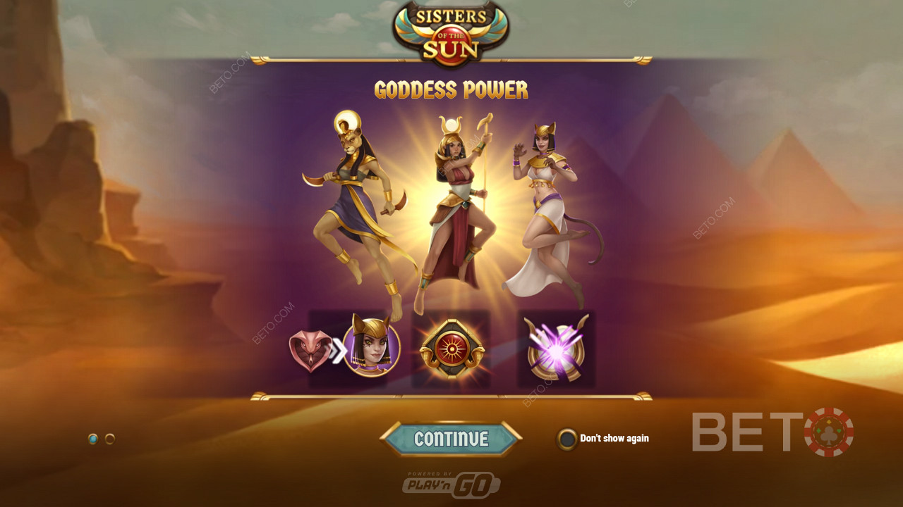 Ubah putaran yang tidak menang menjadi putaran kemenangan melalui fitur Goddess Power