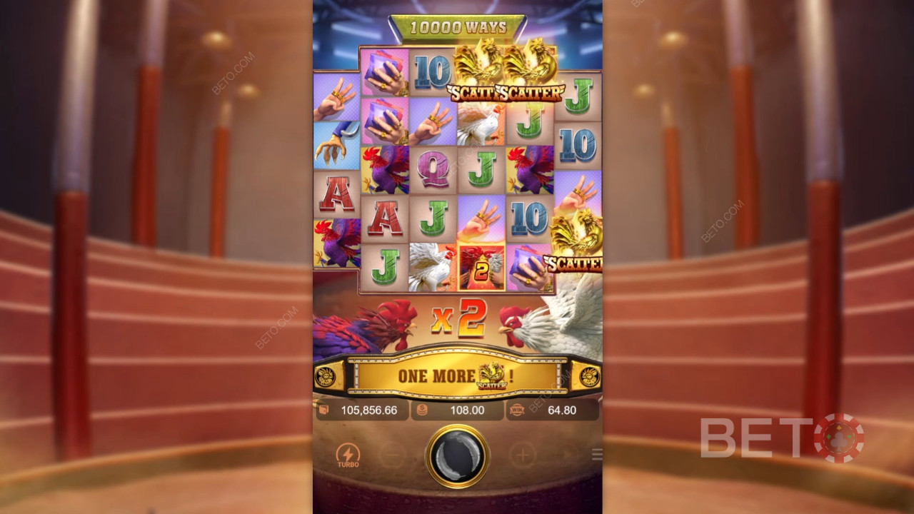 Ulasan Rooster Rumble oleh BETO Slots