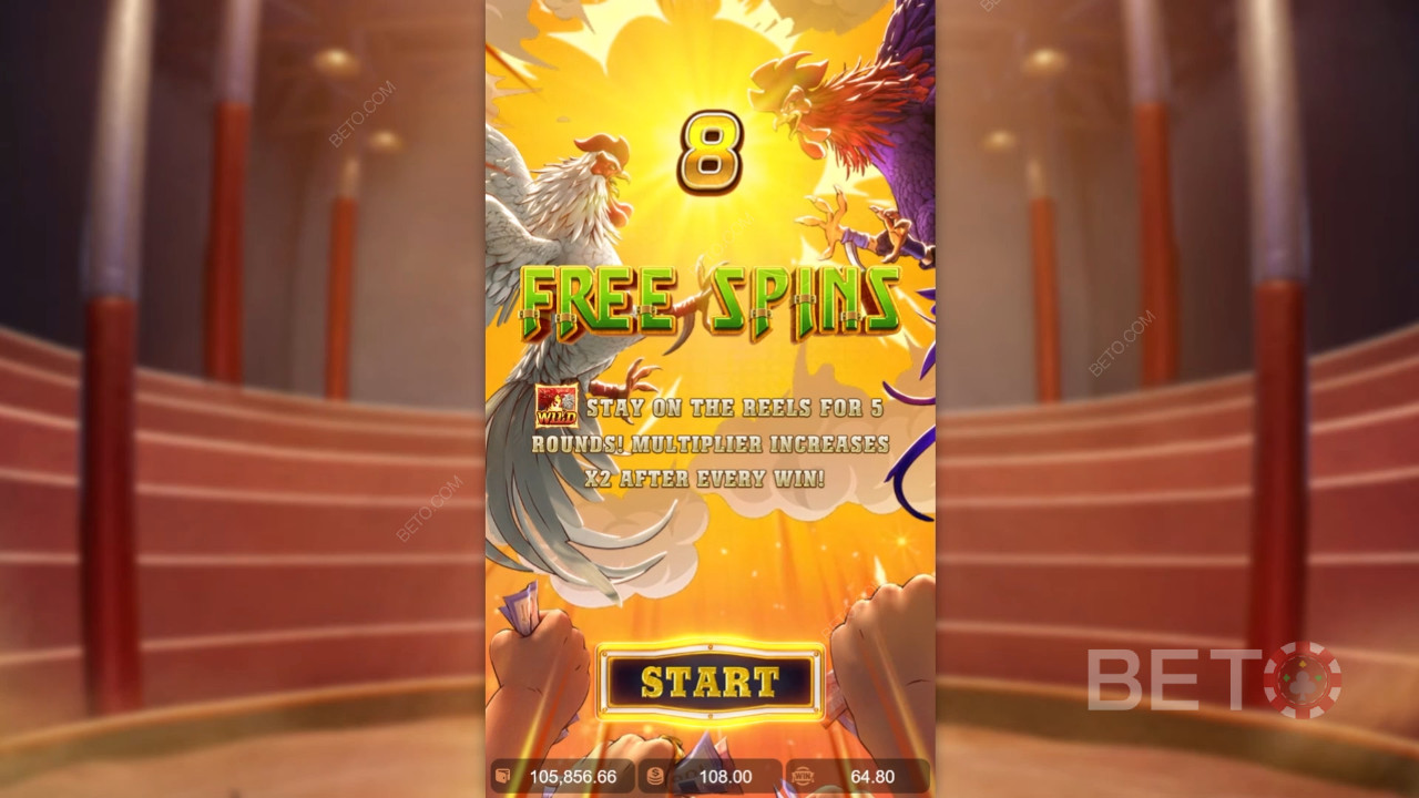 Fitur Bonus Dijelaskan di Rooster Rumble oleh PG Soft