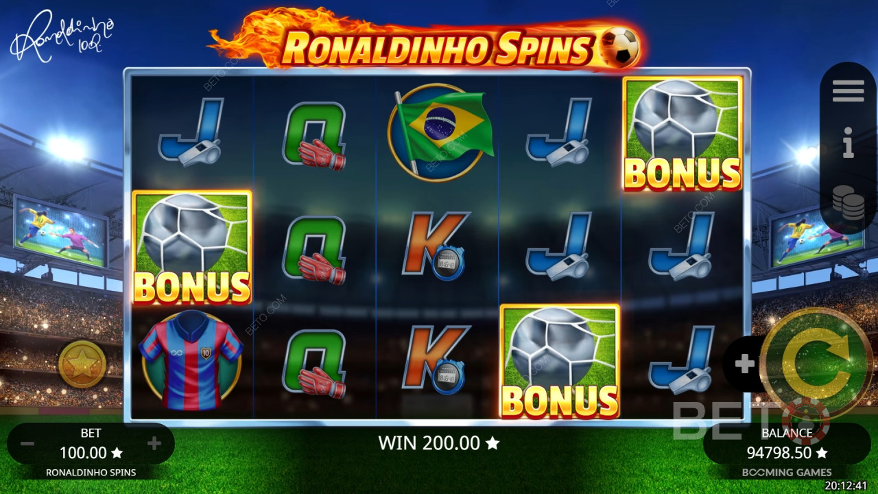 Ulasan Ronaldinho Spins oleh BETO Slots