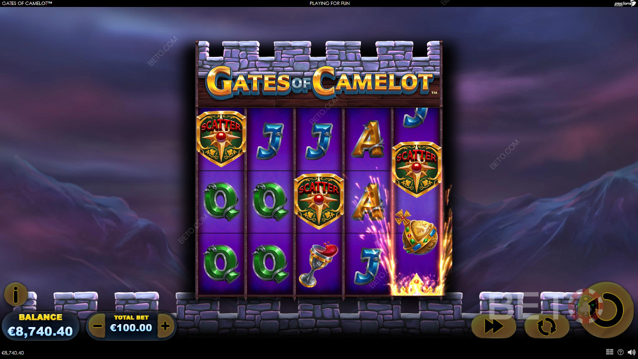 Ulasan Gates of Camelot oleh BETO Slots