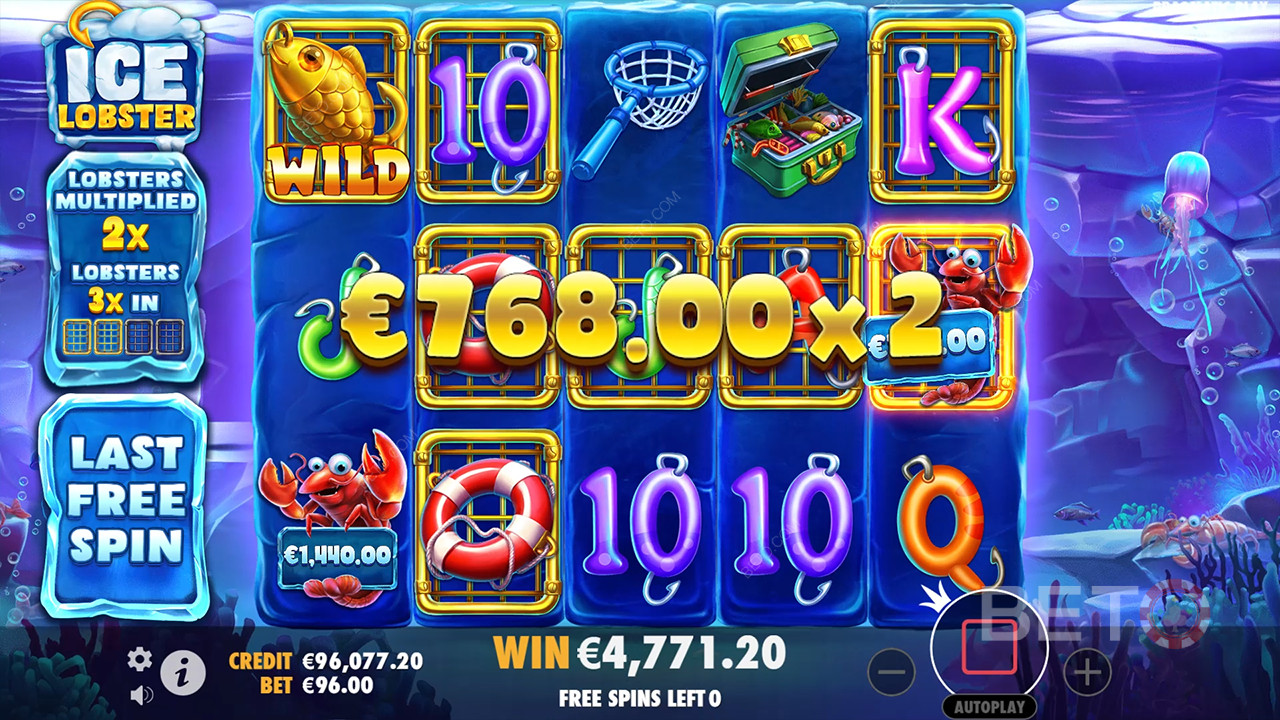 Ulasan Ice Lobster oleh BETO Slots
