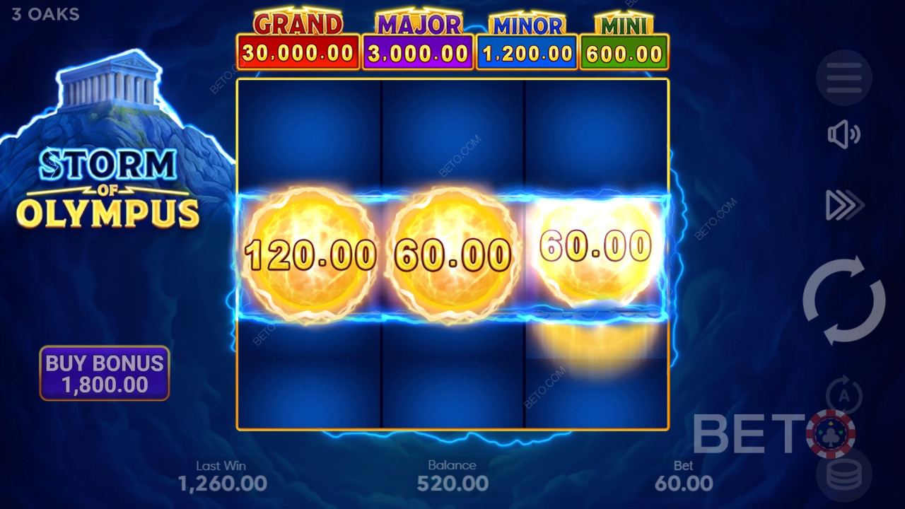 Ulasan Storm of Olympus oleh BETO Slots