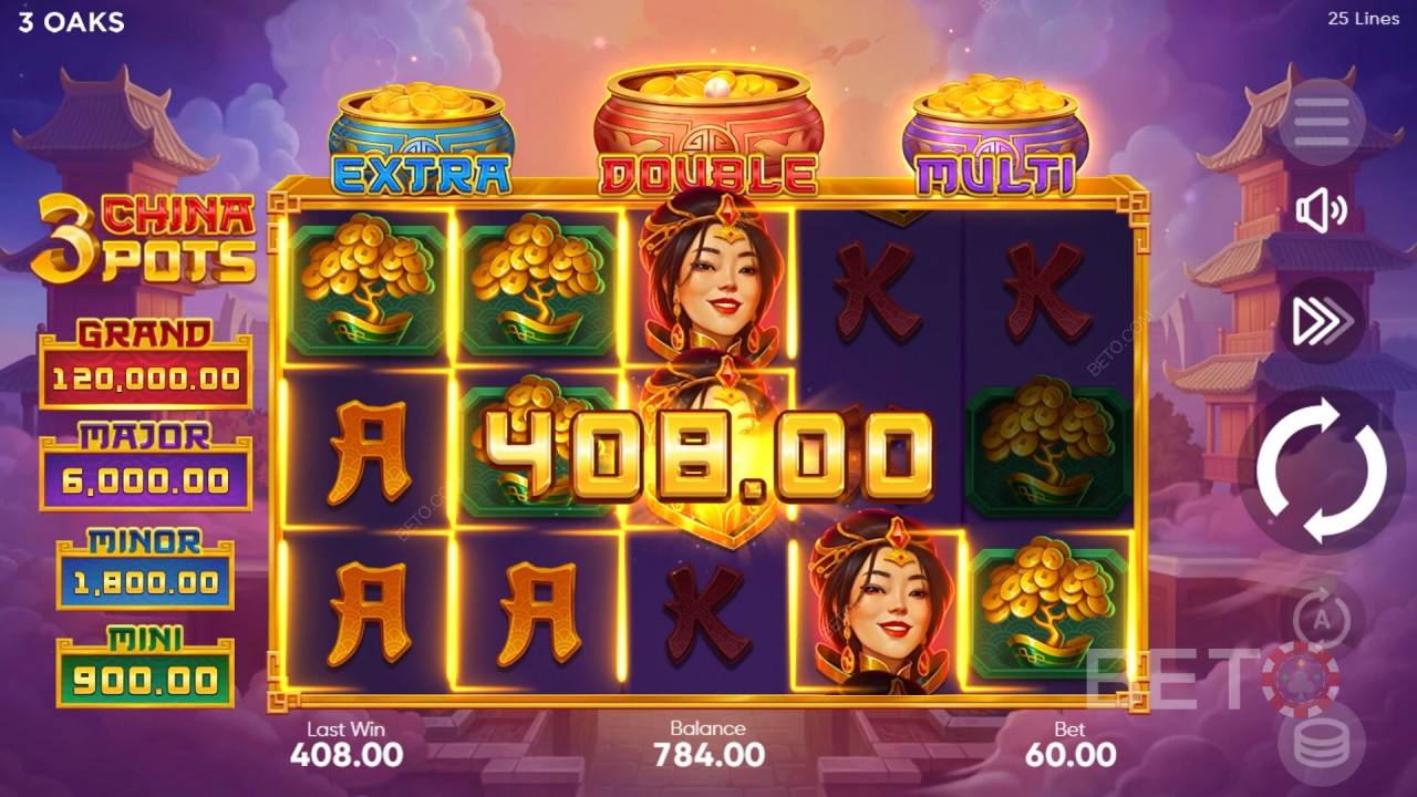 Ulasan 3 China Pots oleh BETO Slots