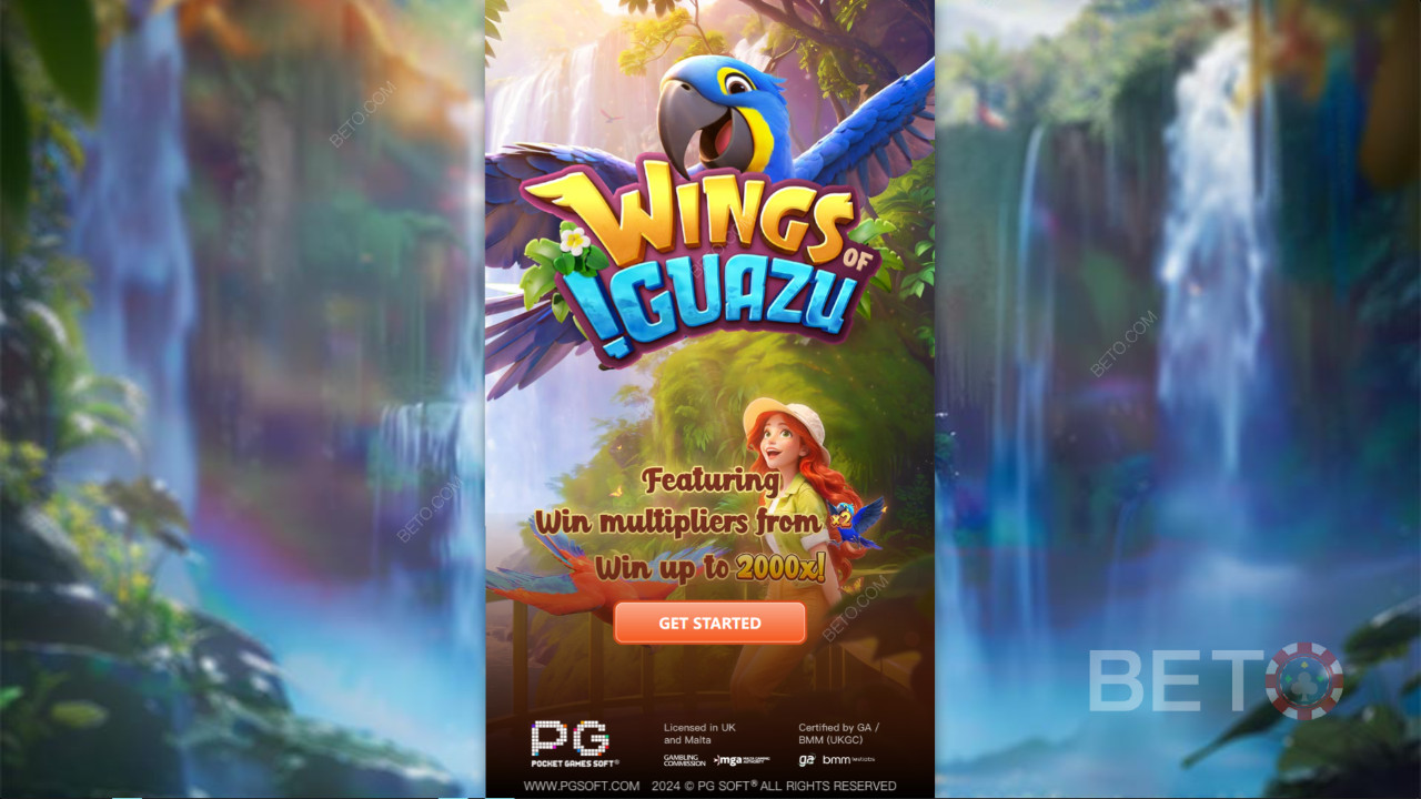 Menangkan 2,000x taruhan Anda di Slot Online Wings of Iguazu!