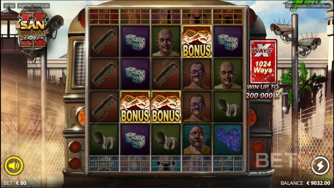 San Quentin 2 Ulasan oleh BETO Slots
