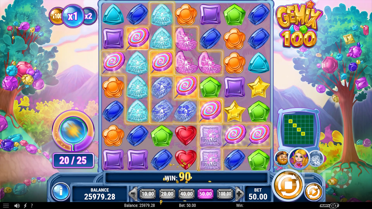 Ulasan Gemix 100 oleh BETO Slots