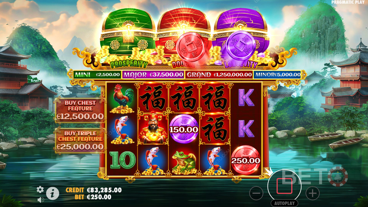 Ulasan Chests of Cai Shen oleh BETO Slots