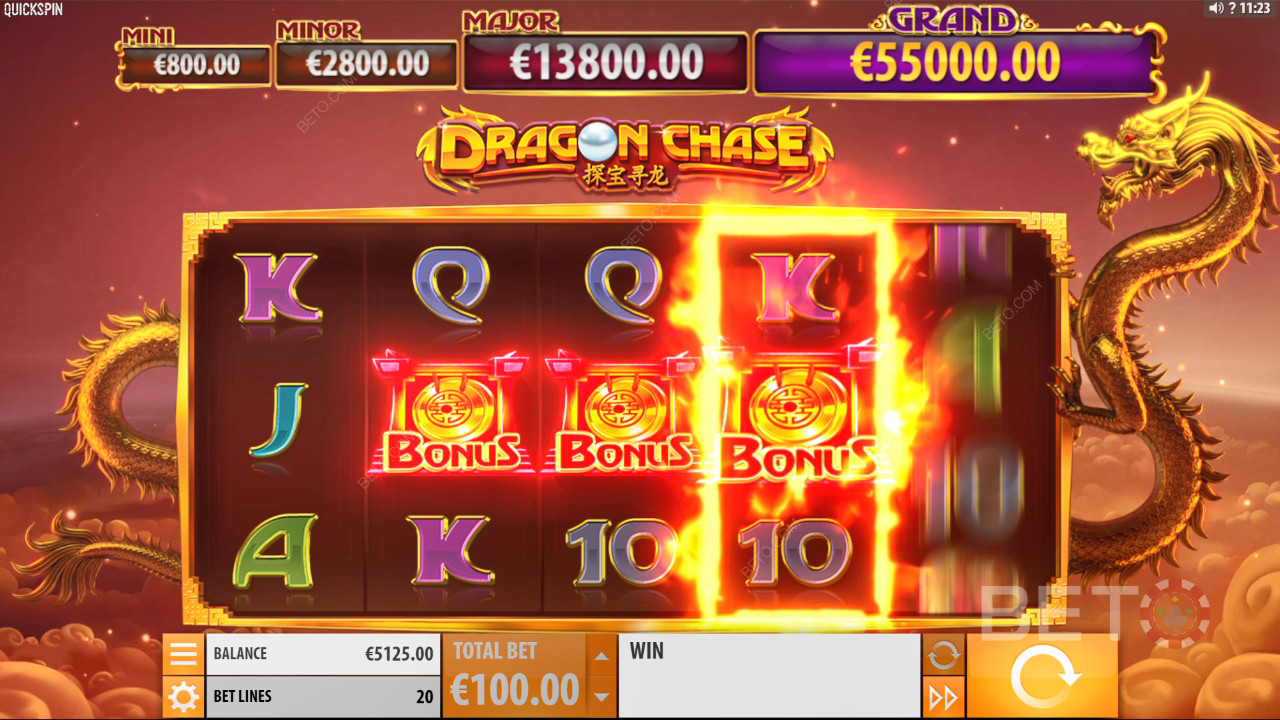 Ulasan Pengejaran Naga oleh BETO Slots