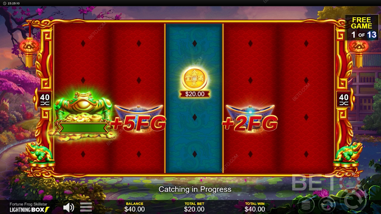 Fitur khusus dan fitur Spin Gratis di slot Fortune Frog Skillstar