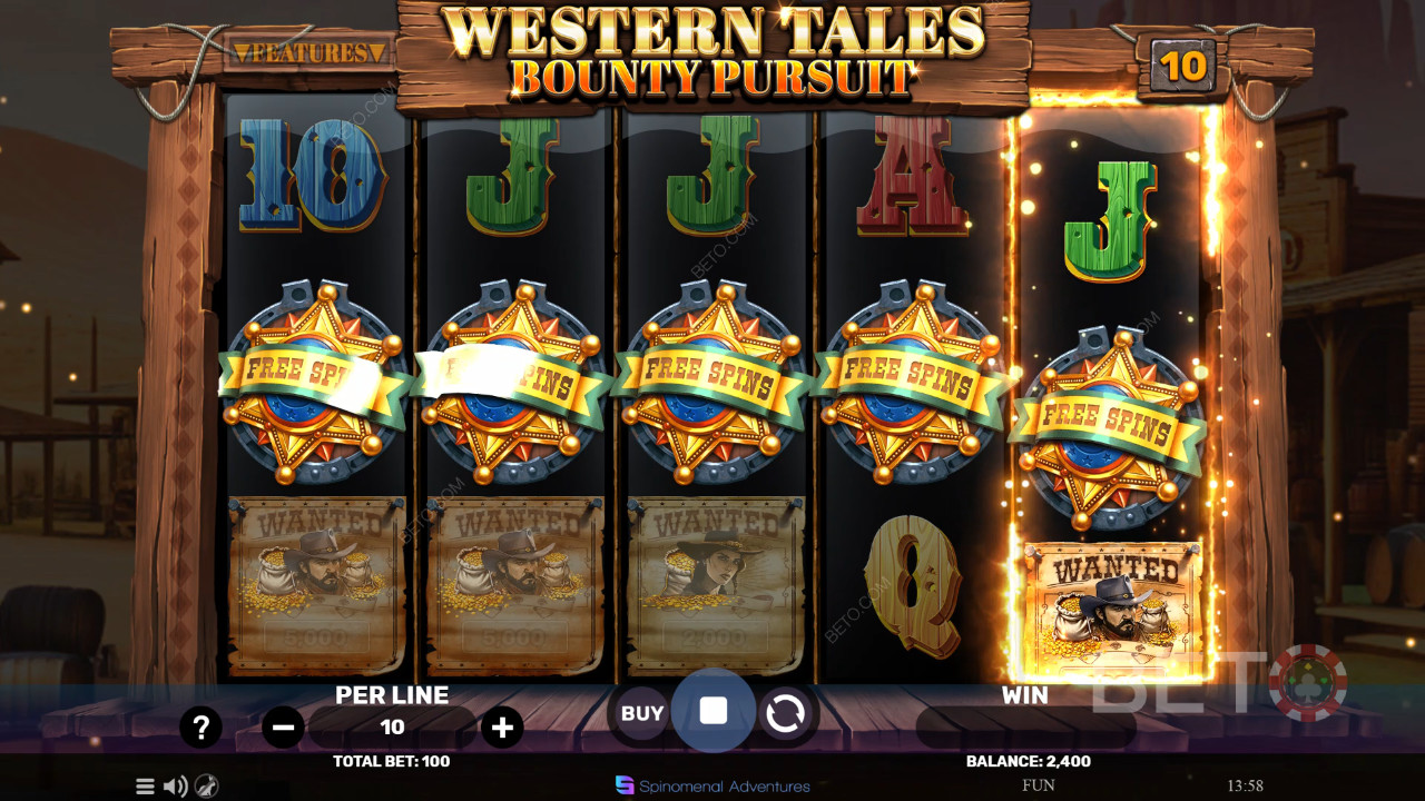 Western Tales - Pengejaran Hadiah Ulasan oleh BETO Slots
