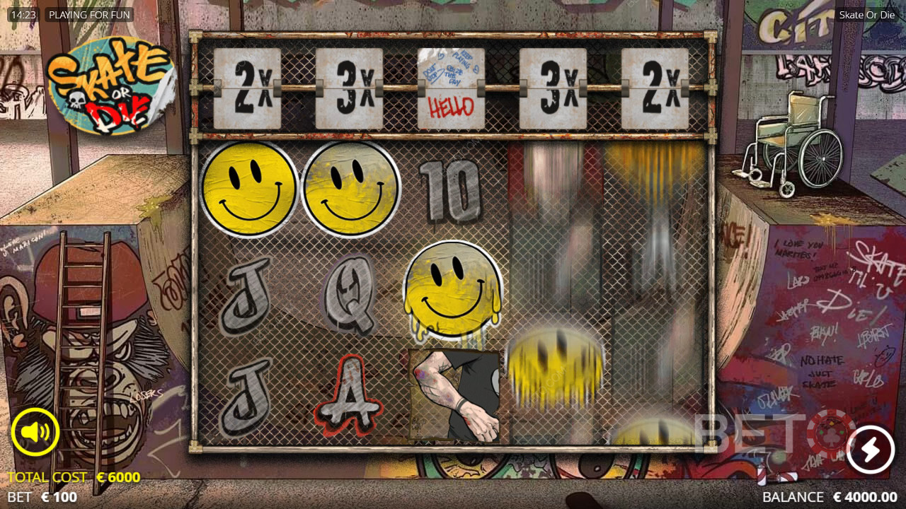 Ulasan Skate or Die oleh BETO Slots