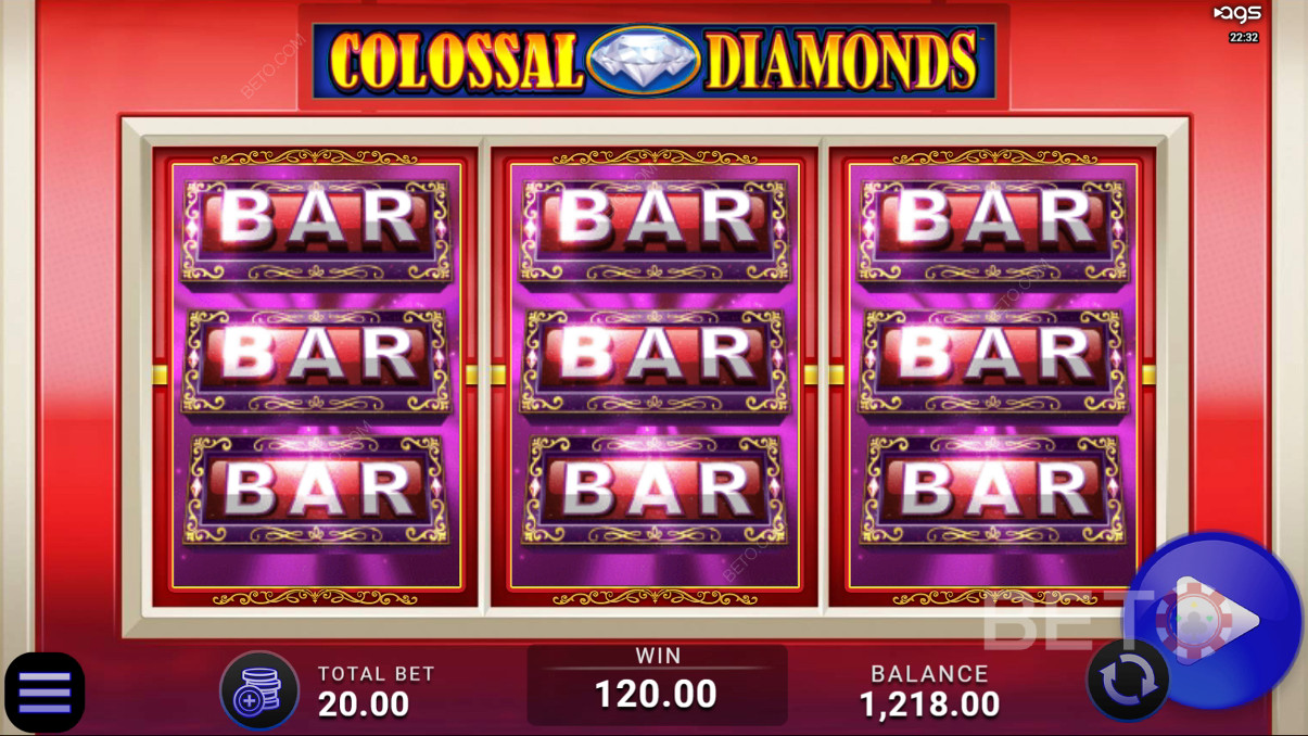 Ulasan Colossal Diamonds oleh BETO Slots