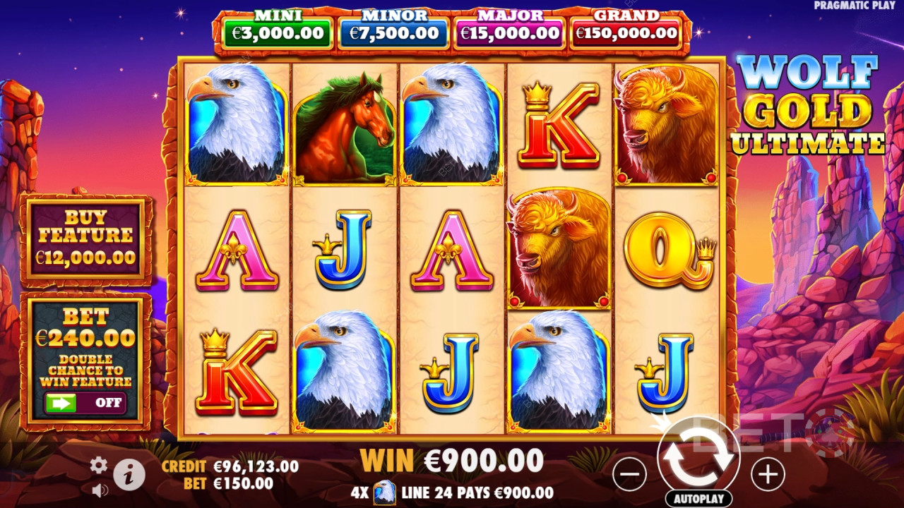 Wolf Gold Ulasan Utama oleh BETO Slots