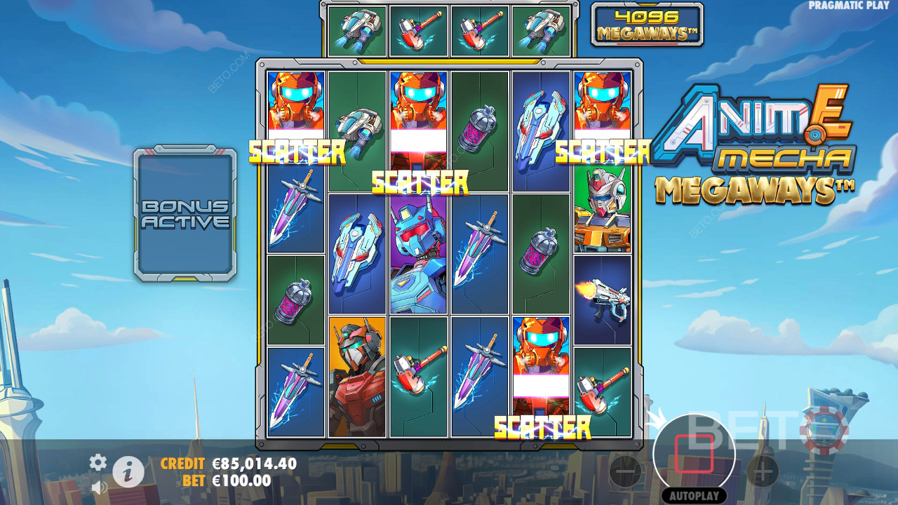 Ulasan Anime Mecha Megaways oleh BETO Slots
