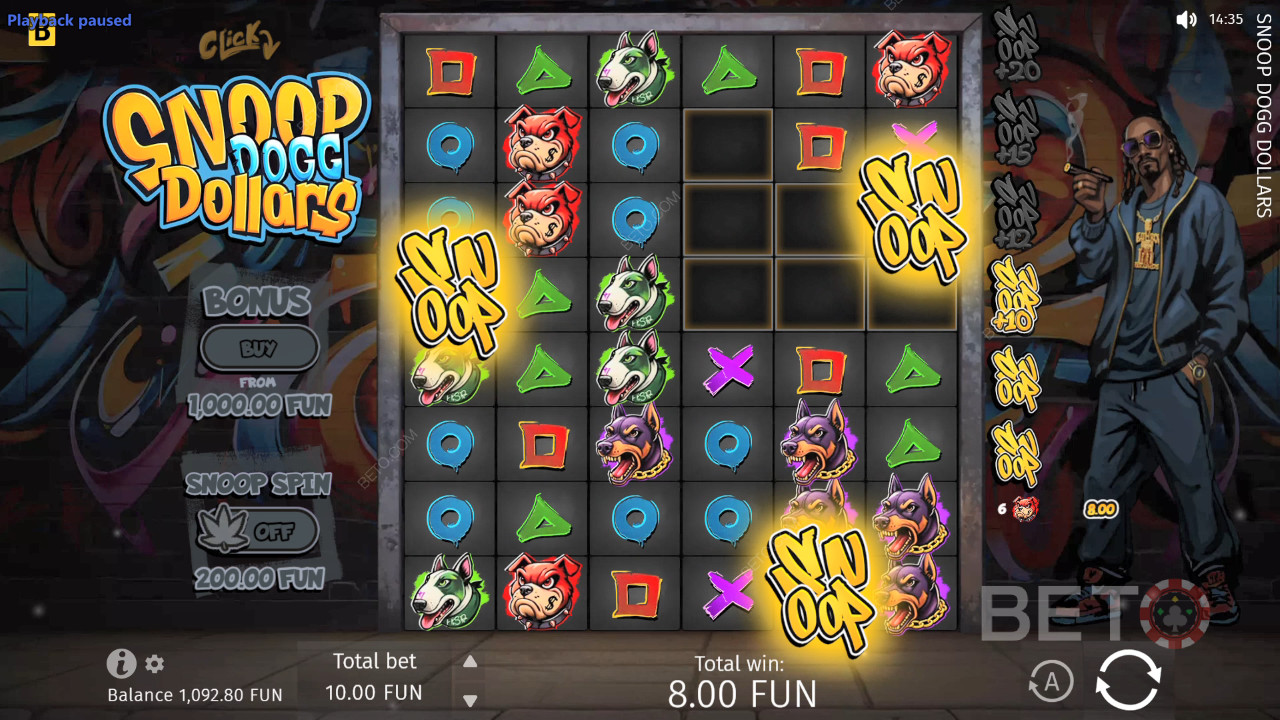Ulasan Snoop Dogg Dollars oleh BETO Slots