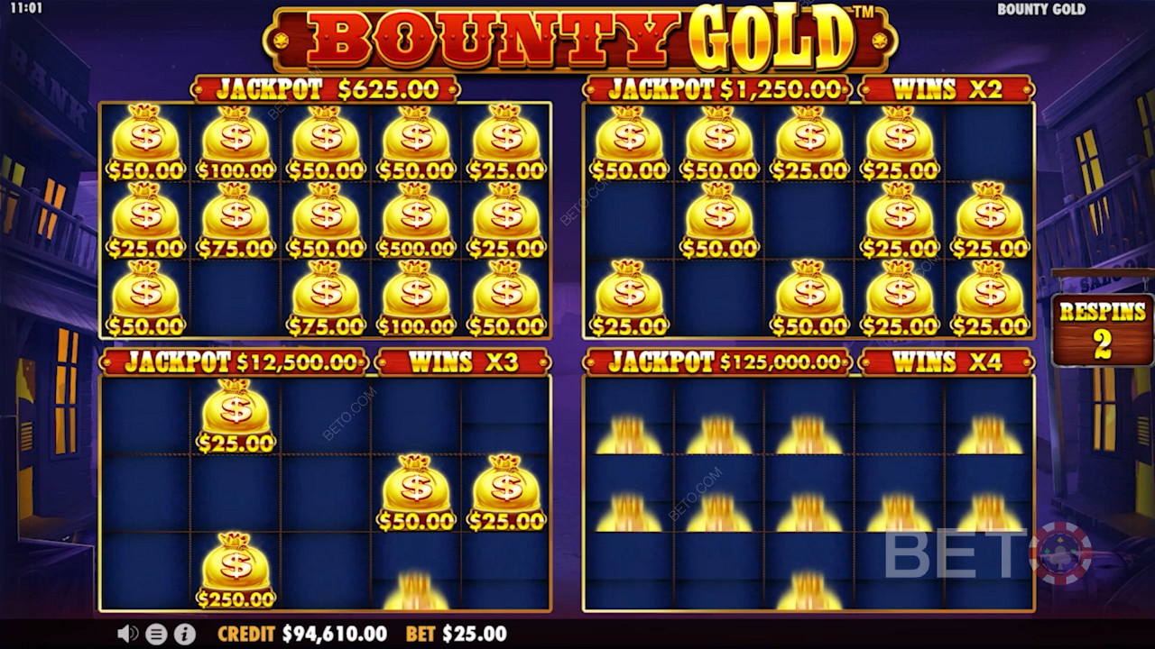 Bonus Re-Spin Uang khusus Bounty Gold