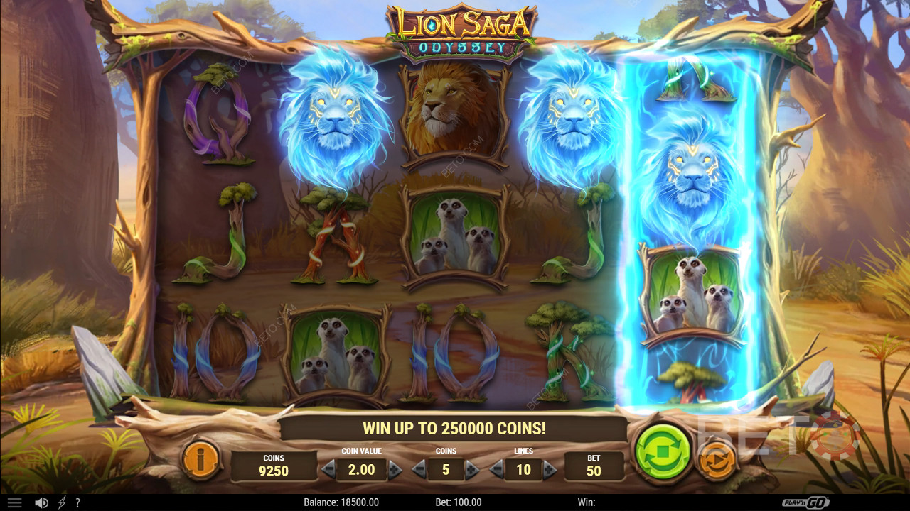 Ulasan Lion Saga Odyssey oleh BETO Slots