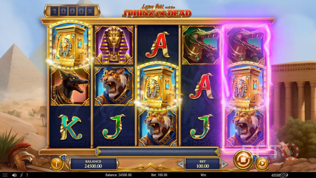 Ulasan Legion Gold dan Sphinx of Dead oleh BETO Slots