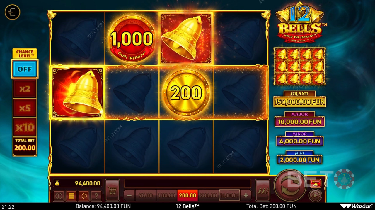 Ulasan 12 Lonceng oleh BETO Slots