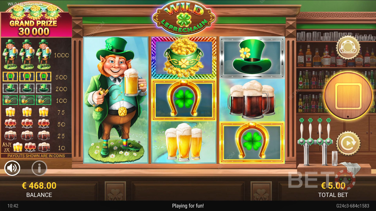 Ulasan Wild Leprechaun oleh BETO Slots