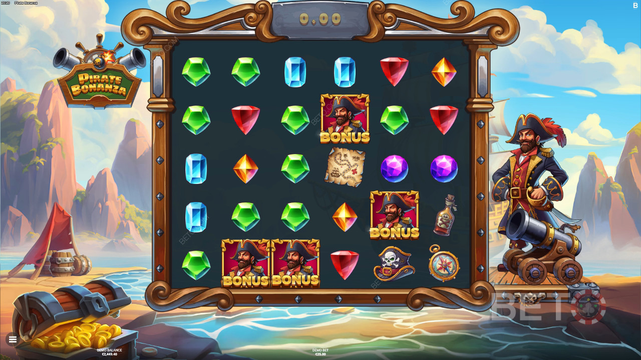 Ulasan Pirate Bonanza oleh BETO Slots