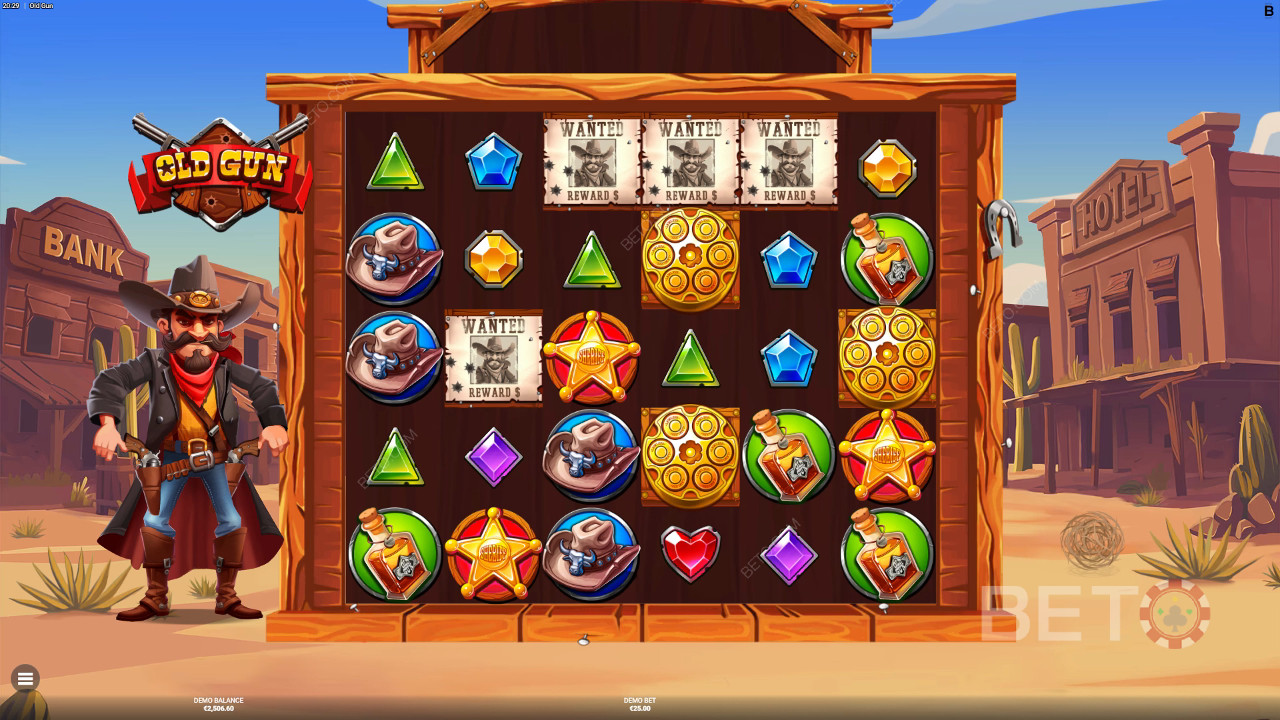 Tema & Desain: Wild West yang menyenangkan