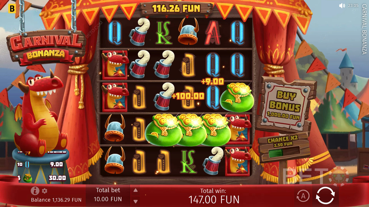 Ulasan Carnival Bonanza oleh BETO Slots