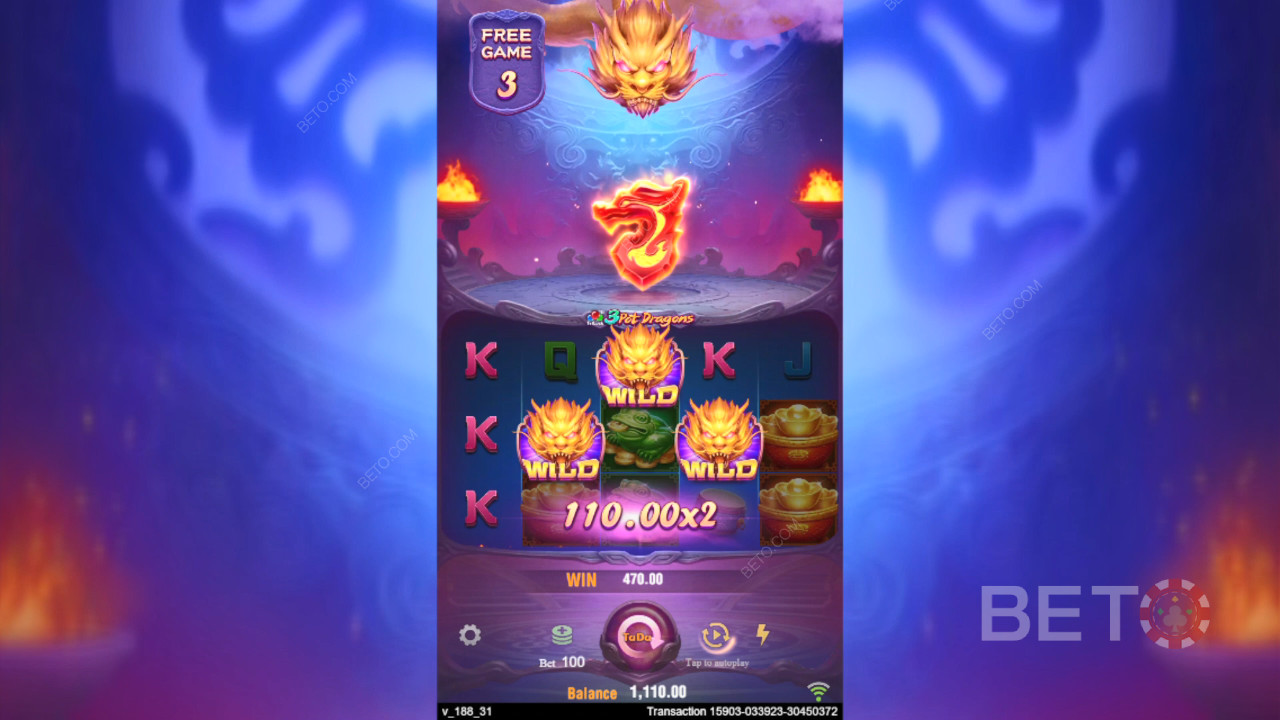 Cara Bermain 3 Naga Pot TaDa Gaming
