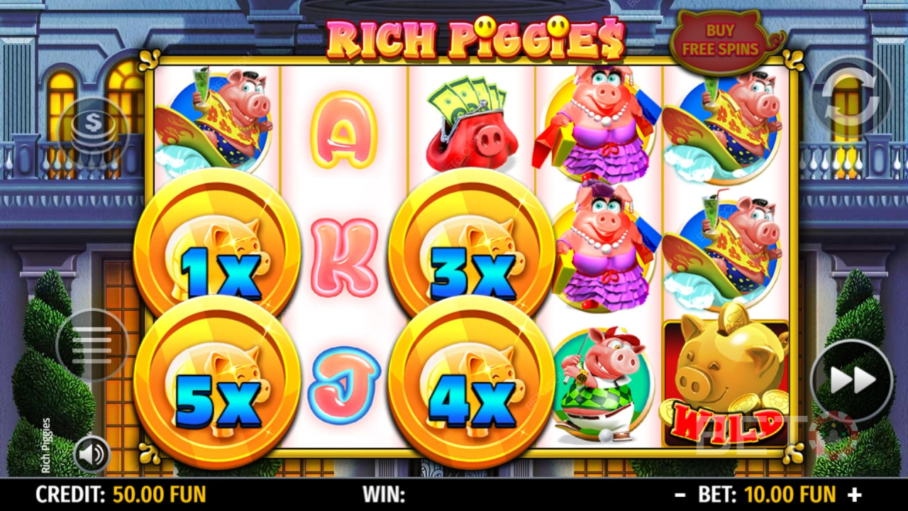 Ulasan Rich Piggies oleh BETO Slots