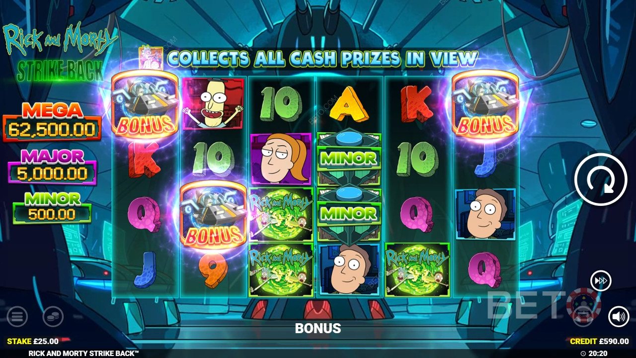 Ulasan Rick And Morty Strike Back oleh BETO Slots
