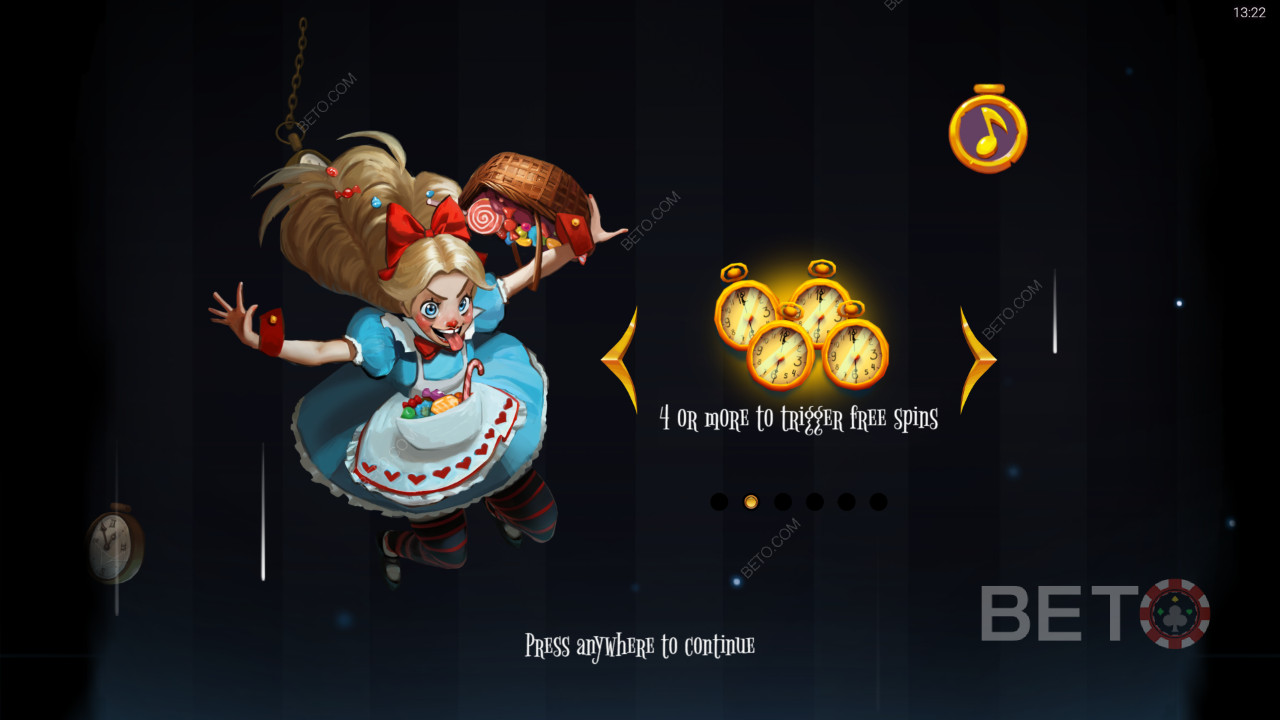 Fitur Bonus Dijelaskan di Greedy Alice oleh Peter and Sons