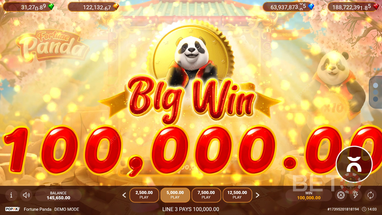 Menangkan 2,500x taruhan Anda di Slot Online Fortune Panda!