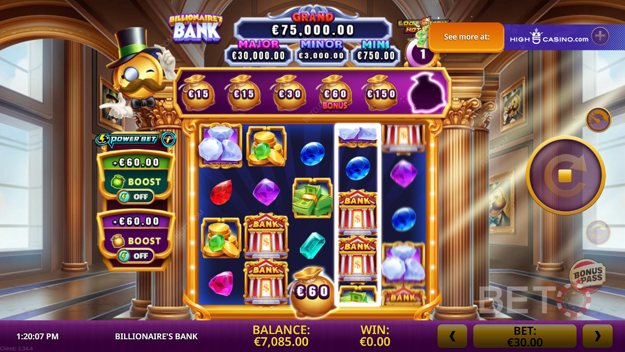 Ulasan Bank Miliarder oleh BETO Slots