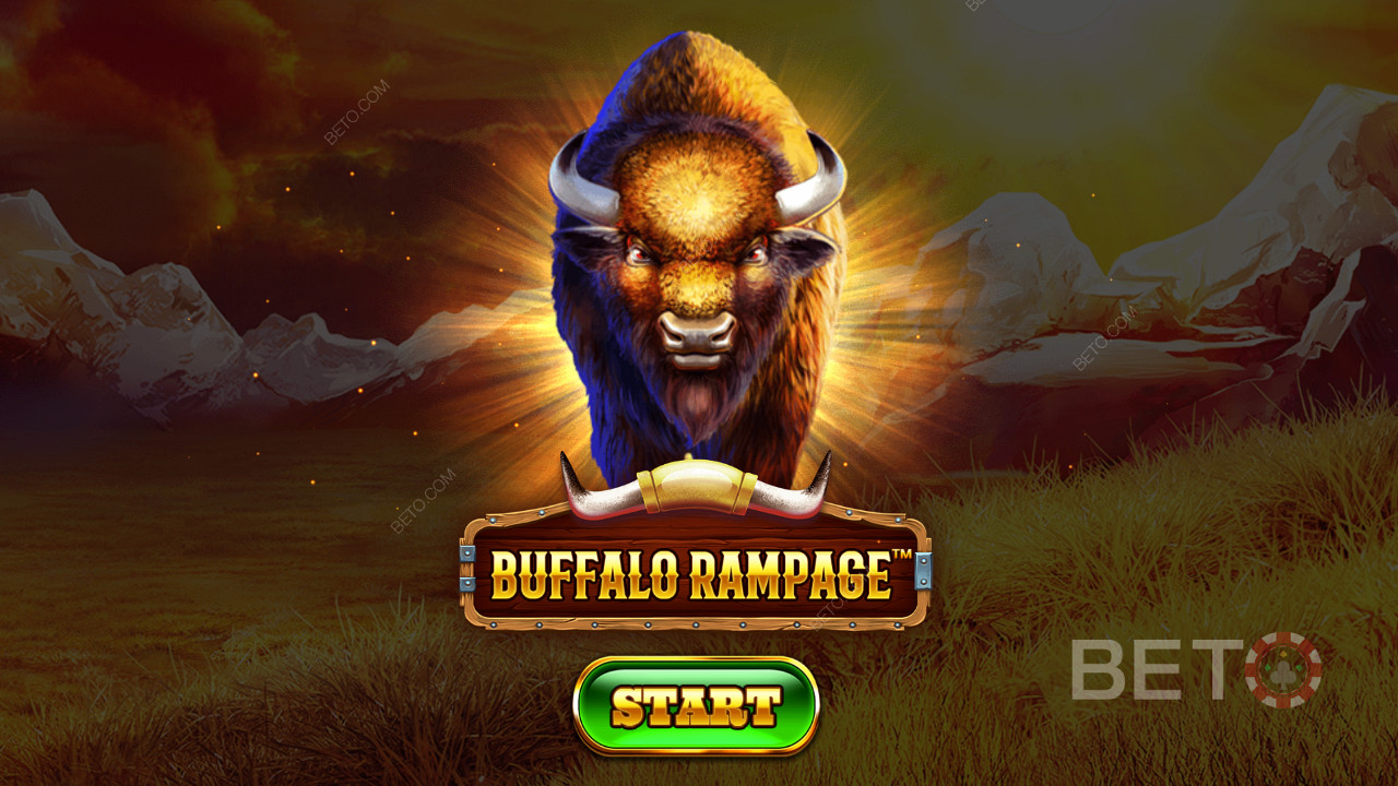 Jelajahi hutan belantara yang luas di antara binatang buas yang elegan di slot Buffalo Rampage