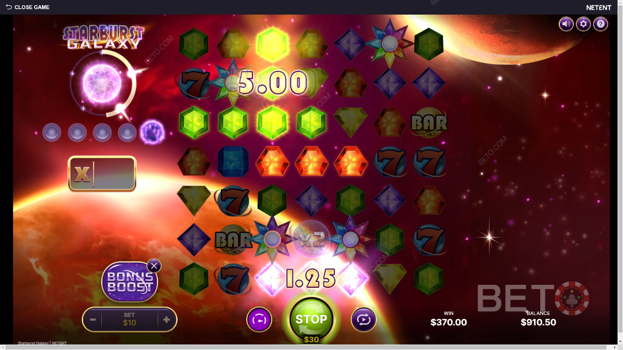 Fitur Bonus Dijelaskan di Starburst Galaxy oleh NetEnt
