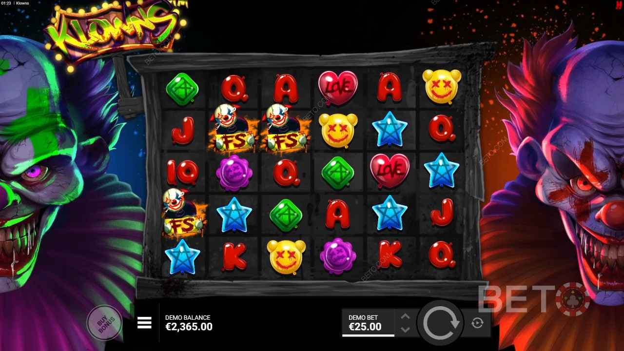 Ulasan Klowns oleh BETO Slots