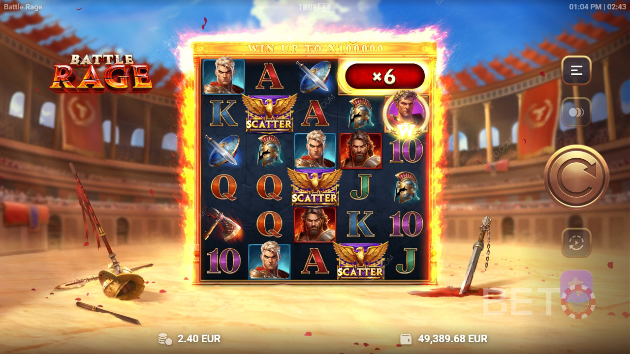 Ulasan Battle Rage oleh BETO Slots
