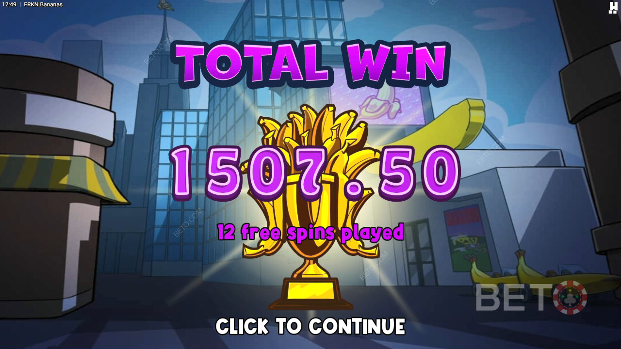 Menangkan 10,000x taruhan Anda di Slot Online FRKN Bananas!