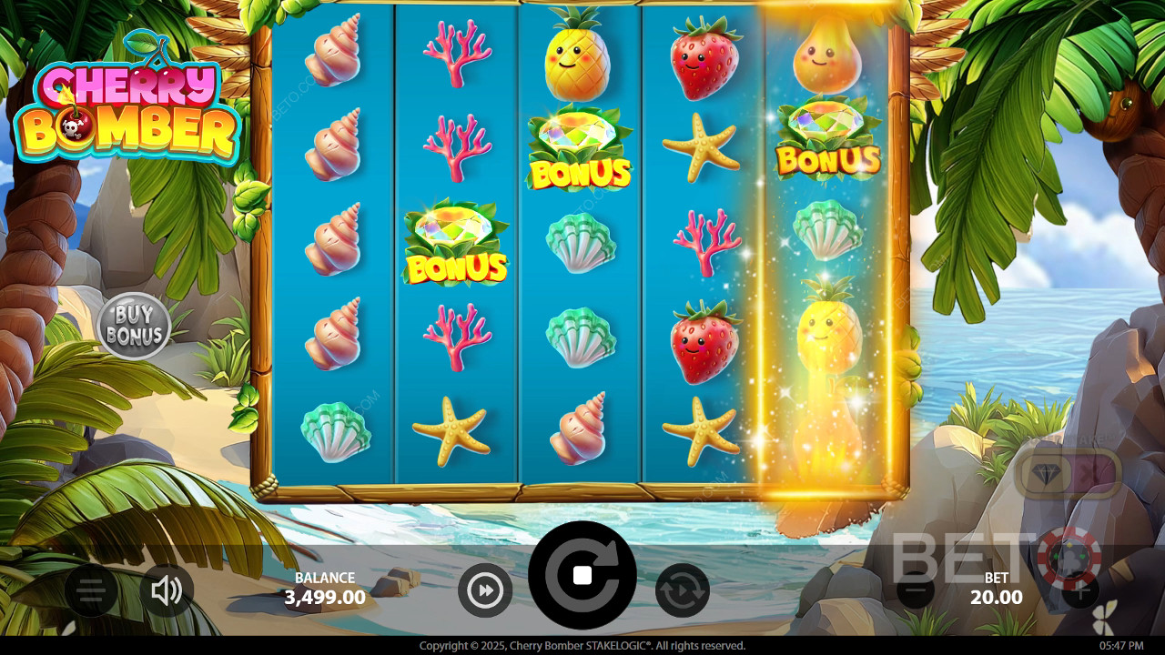 Ulasan Cherry Bomber oleh BETO Slots