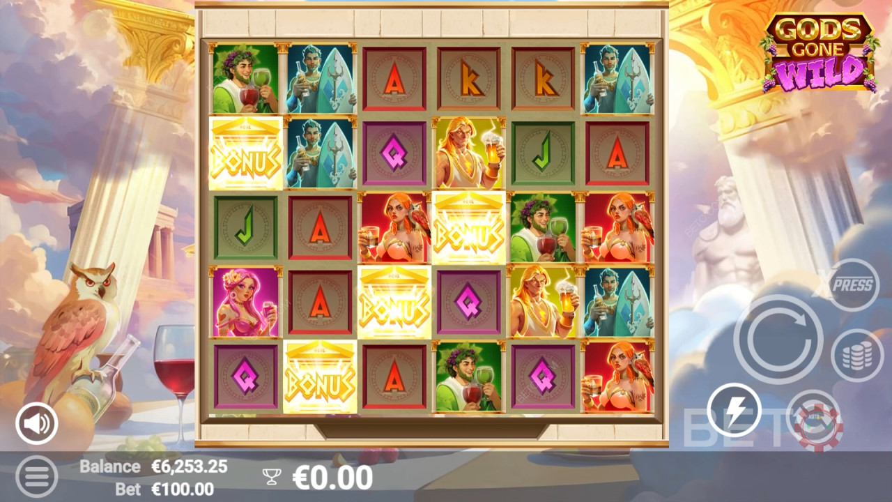 Ulasan Gods Gone Wild oleh BETO Slots
